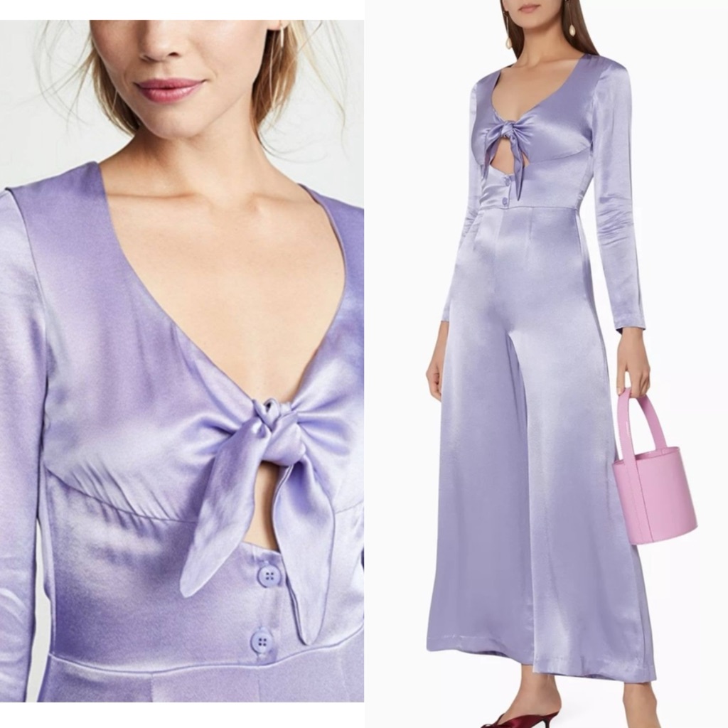 Staud Lilac-Stone Mel Jumpsuit